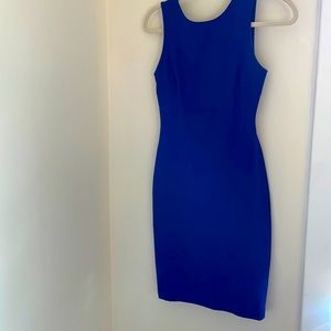 Lulu’s Bodycon Midi Blue Dress Size Small